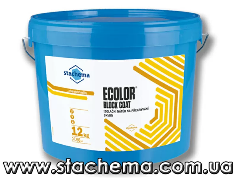 ECOLOR BLOCK COAT средство для нейтрализации пятен на стенах и потолке
