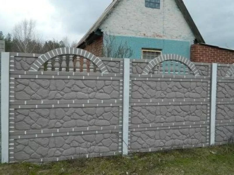 Еврозабор бетонный в Чернигове