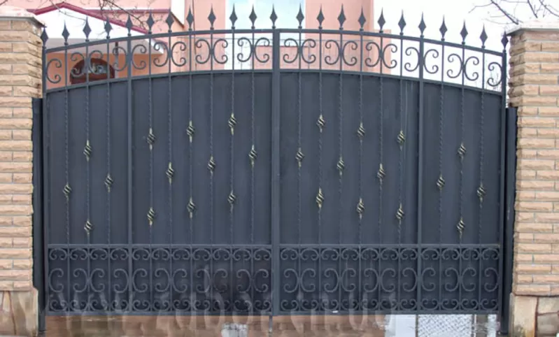 Ворота,  калитки,  забор из металла в Чернигове 3