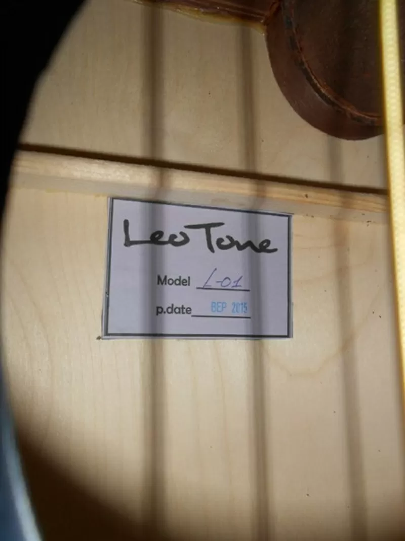Новая Акустическая Гитара Leo Tone L-01 Синяя 4