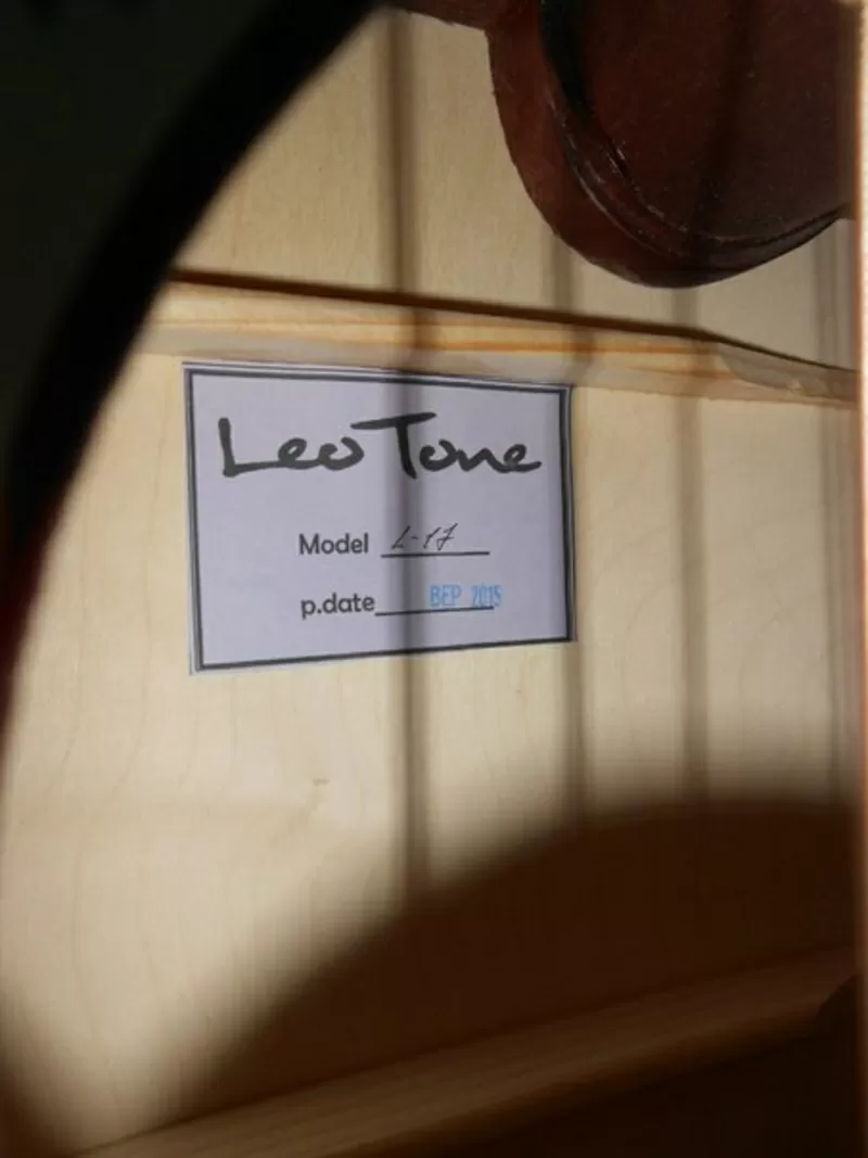 Новая Акустическая Гитара Leo Tone L-17 Cherry 9