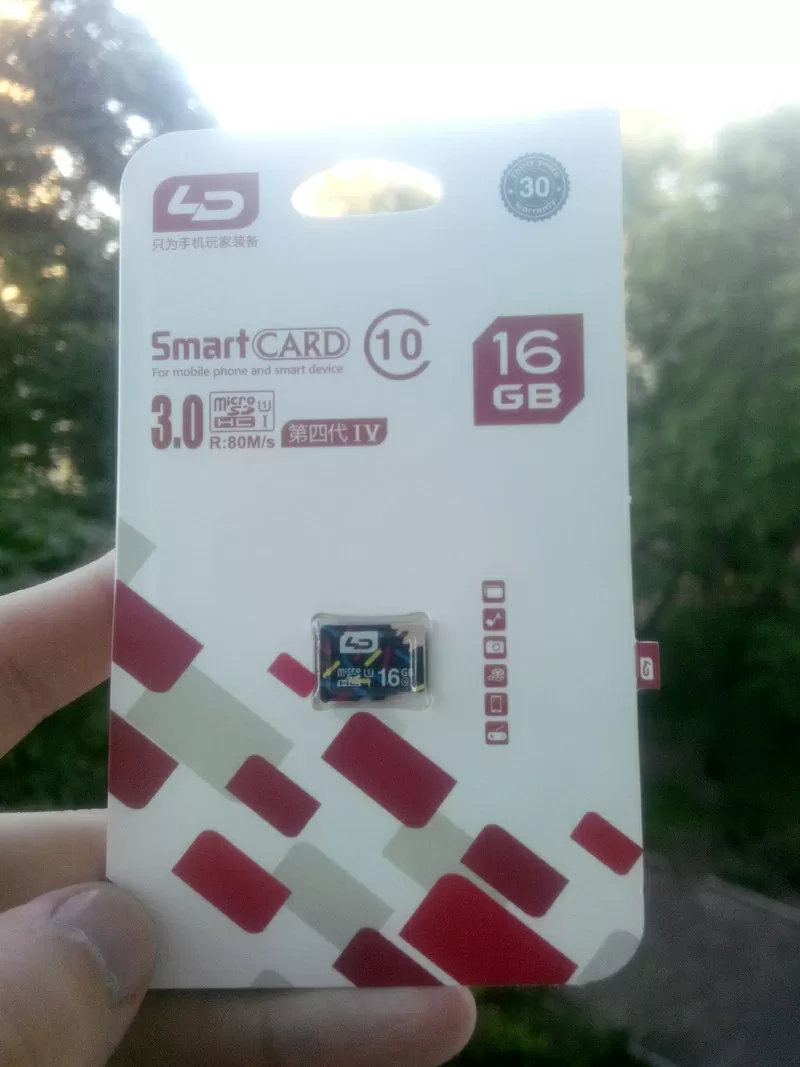 Флешка microsd card на 16 гб,  10 класс Новая в упаковке. СУПЕР ЦЕНА 16