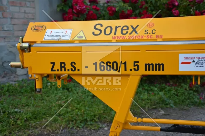 Листогибочный станок Sorex ZGR-1660 6